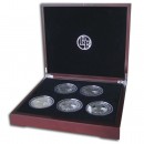 THE FIVE CONTINENTS 2011 Five Silver Coin Set